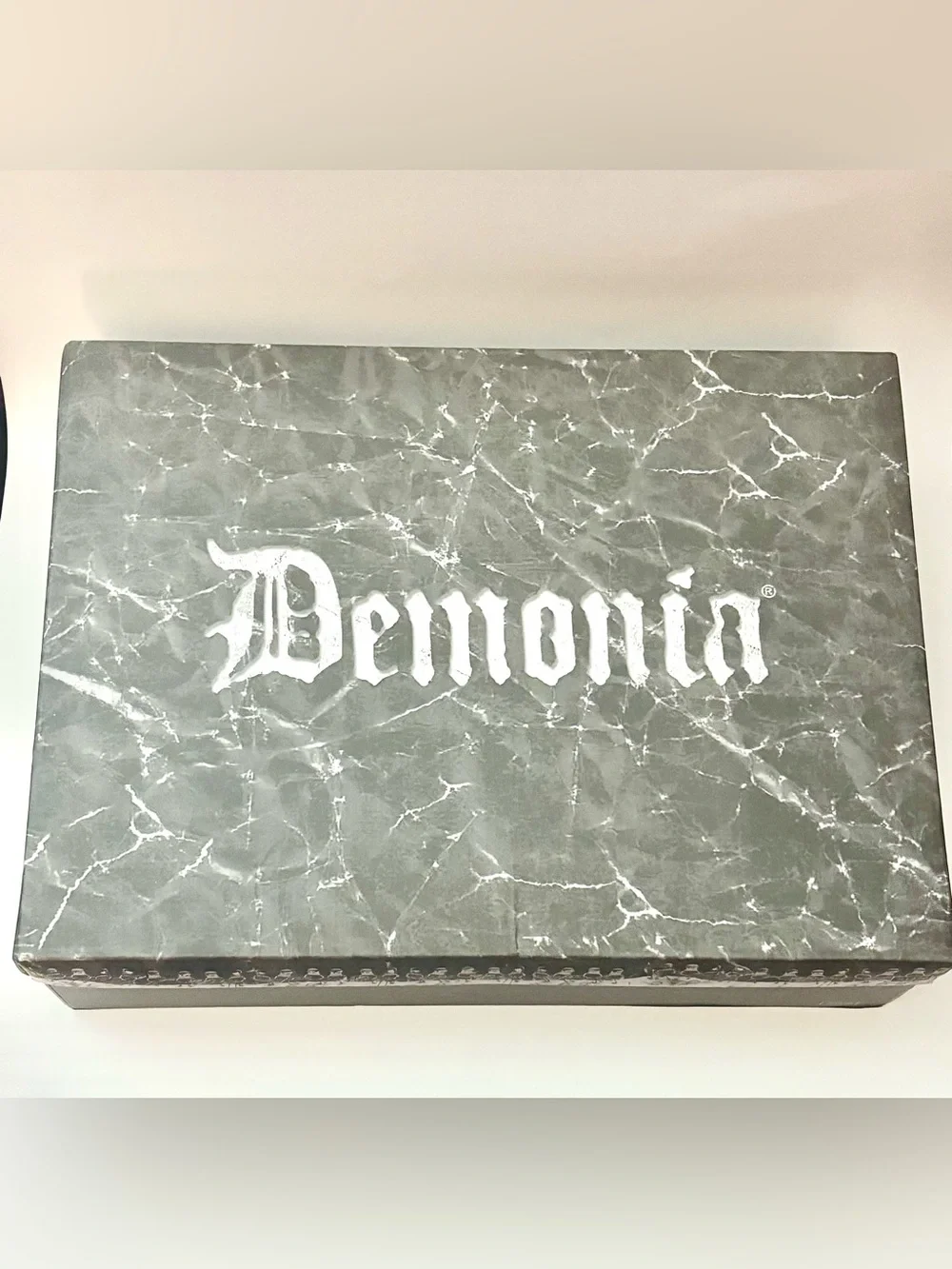 Demonia Black Ritual Chain Platform Gothic Boots